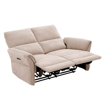 Recliner-sohva Ravdal 2-istuttava sähköisellä mekanismilla - vaaleanruskea - Huonekalut - Sohva - Mekanismisohva - 2 istuttava mekanismisohva