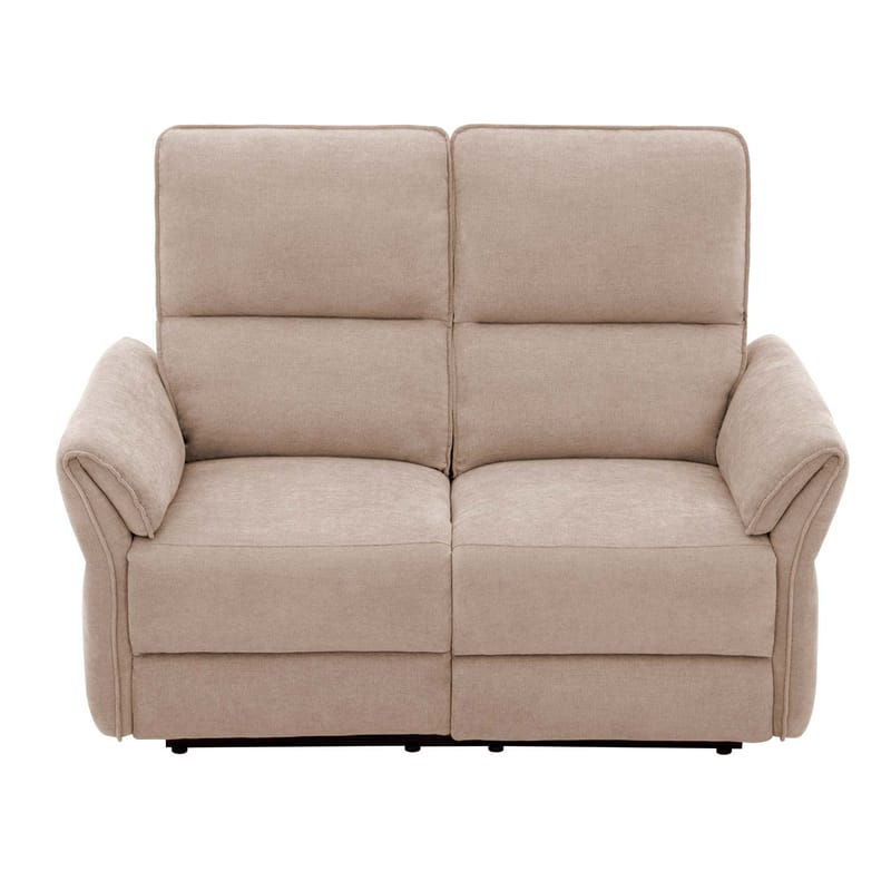 Recliner-sohva Ravdal 2-istuttava sähköisellä mekanismilla - vaaleanruskea - Huonekalut - Sohva - Mekanismisohva - 2 istuttava mekanismisohva