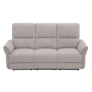 Recliner-sohva Ravdal 3-istuttava sähköisellä mekanismilla - harmaa - Huonekalut - Sohva - Mekanismisohva - 3 istuttava mekanismisohva
