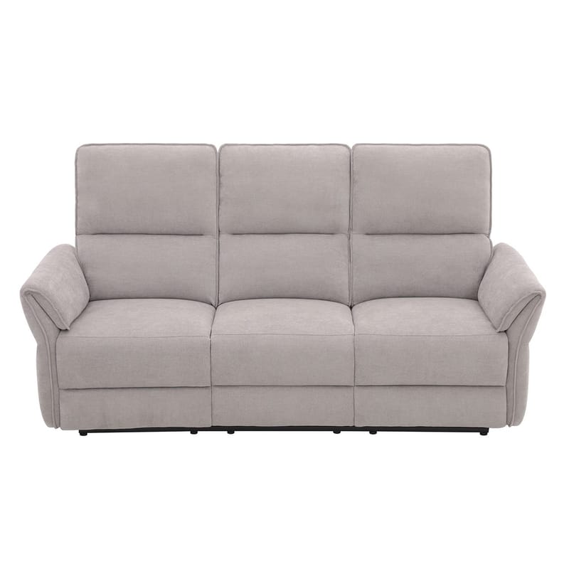 Recliner-sohva Ravdal 3-istuttava sähköisellä mekanismilla - harmaa - Huonekalut - Sohva - Mekanismisohva - 3 istuttava mekanismisohva