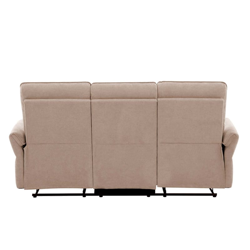 Recliner-sohva Ravdal 3-istuttava sähköisellä mekanismilla - vaaleanruskea - Huonekalut - Sohva - Mekanismisohva - 3 istuttava mekanismisohva