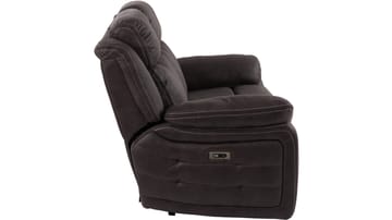 Recliner-sohva Rindal 2-istuttava manuaalinen - ruskeanharmaa - Huonekalut - Sohva - Mekanismisohva - 2 istuttava mekanismisohva