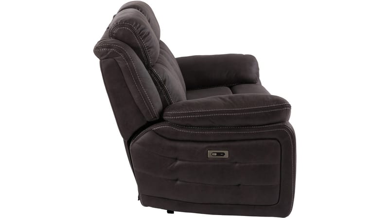 Recliner-sohva Rindal 2-istuttava manuaalinen - ruskeanharmaa - Huonekalut - Sohva - Mekanismisohva - 2 istuttava mekanismisohva