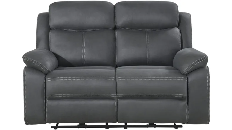 Recliner-sohva Rindal 2-istuttava sähköinen, harmaa