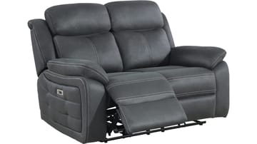 Recliner-sohva Rindal 2-istuttava sähköinen - harmaa - Huonekalut - Sohva - Mekanismisohva - 2 istuttava mekanismisohva