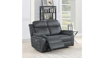 Recliner-sohva Rindal 2-istuttava sähköinen - harmaa - Huonekalut - Sohva - Mekanismisohva - 2 istuttava mekanismisohva