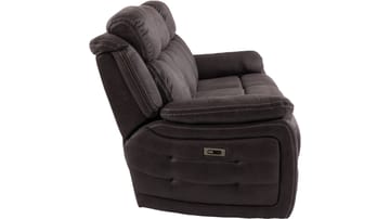 Recliner-sohva Rindal 3-istuttava manuaalinen - ruskeanharmaa - Huonekalut - Sohva - Mekanismisohva - 3 istuttava mekanismisohva