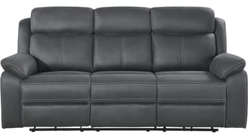 Recliner-sohva Rindal 3-istuttava sähköinen - harmaa - Huonekalut - Sohva - Mekanismisohva - 3 istuttava mekanismisohva