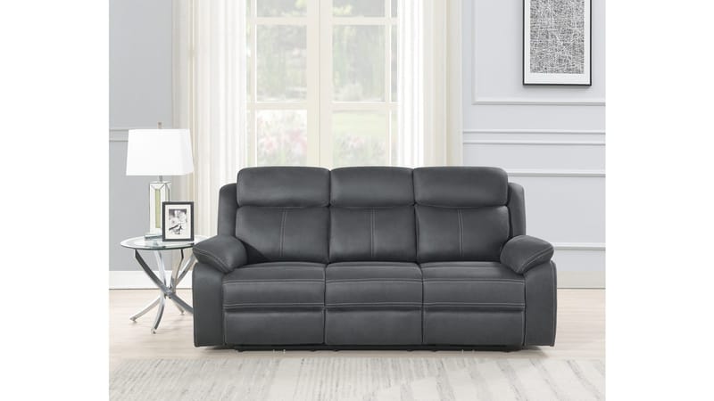 Recliner-sohva Rindal 3-istuttava sähköinen - harmaa - Huonekalut - Sohva - Mekanismisohva - 3 istuttava mekanismisohva