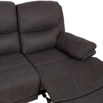 Recliner-sohva Sälmar 2-istuttava manuaalisella mekanismilla - harmaa - Huonekalut - Sohva - Mekanismisohva - 2 istuttava mekanismisohva