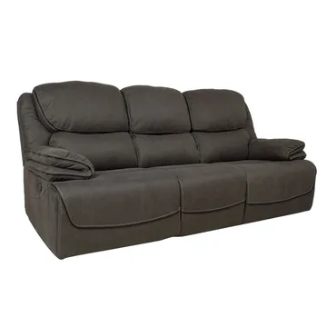 Recliner-sohva Sälmar 3-istuttava manuaalisella mekanismilla - harmaa - Huonekalut - Sohva - Mekanismisohva - 3 istuttava mekanismisohva