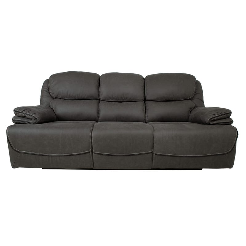 Recliner-sohva Sälmar 3-istuttava manuaalisella mekanismilla - harmaa - Huonekalut - Sohva - Mekanismisohva - 3 istuttava mekanismisohva