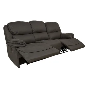 Recliner-sohva Sälmar 3-istuttava manuaalisella mekanismilla - harmaa - Huonekalut - Sohva - Mekanismisohva - 3 istuttava mekanismisohva