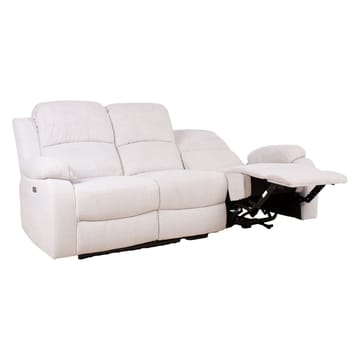 Recliner-sohva Tränor 3-istuttava sähköisellä mekanismilla - luonnonvalkoinen - Huonekalut - Sohva - Mekanismisohva - 3 istuttava mekanismisohva