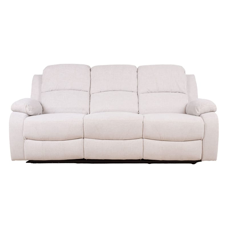 Recliner-sohva Tränor 3-istuttava sähköisellä mekanismilla - luonnonvalkoinen - Huonekalut - Sohva - Mekanismisohva - 3 istuttava mekanismisohva