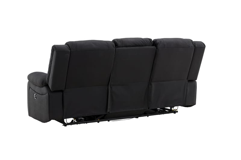 Reclinersoffa med hörn Comfort Living Black - Huonekalut - Sohva - Mekanismisohva