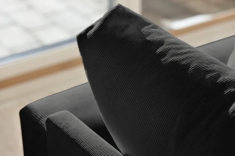 Menard 3-istuttava Manchester-sohva - Harmaa - Huonekalut - Sohva - 3:n istuttava sohva