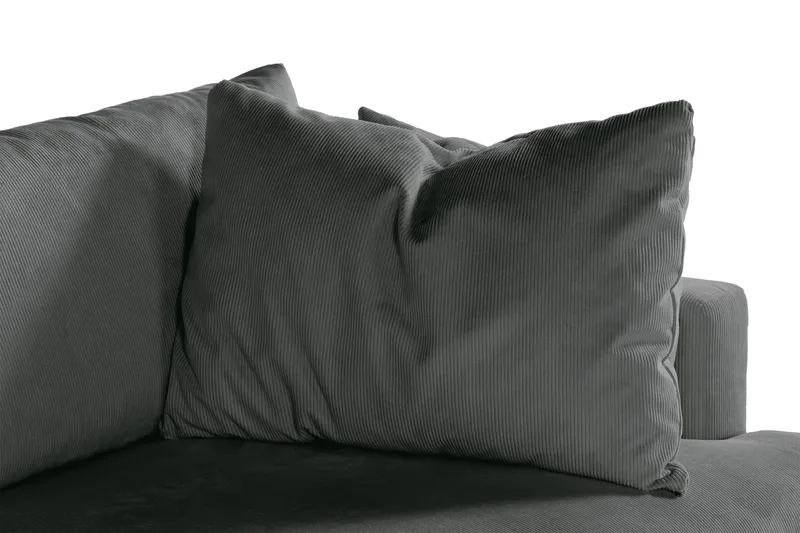 Menard 3-istuttava Manchester-sohva - Harmaa - Huonekalut - Sohva - 3:n istuttava sohva