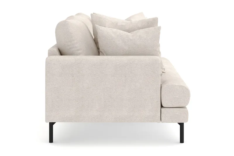 Menard 3-istuttava Syvä Kangassohva - Beige - Huonekalut - Sohva - 3:n istuttava sohva