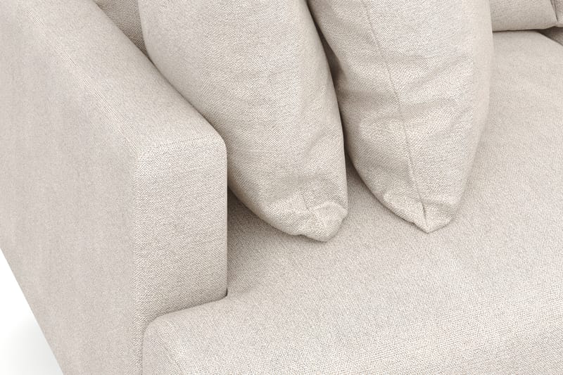 Menard 3-istuttava Syvä Kangassohva - Beige - Huonekalut - Sohva - 3:n istuttava sohva