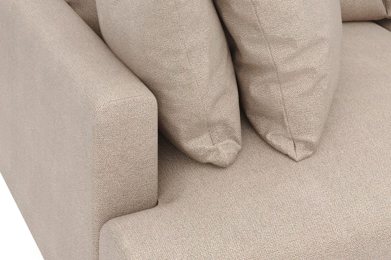Menard 3-istuttava Syvä Kangassohva - Beige - Huonekalut - Sohva - 3:n istuttava sohva