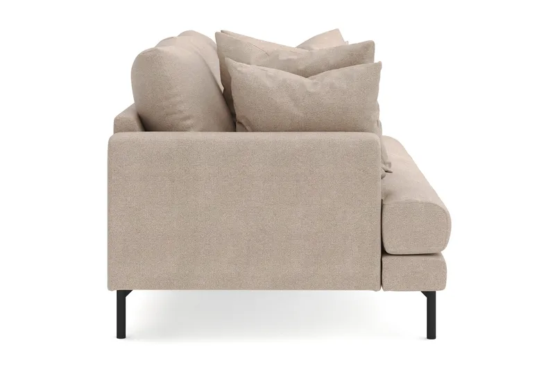 Menard 3-istuttava Syvä Kangassohva - Beige - Huonekalut - Sohva - 3:n istuttava sohva