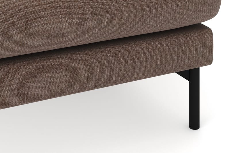 Menard 4-istuttava Oikeakätinen Suuri U-muotoinen Syvä Sohva Divaanilla ja Divaaniosalla Kangasista - Ruskea - Huonekalut - Sohva - Divaanisohva