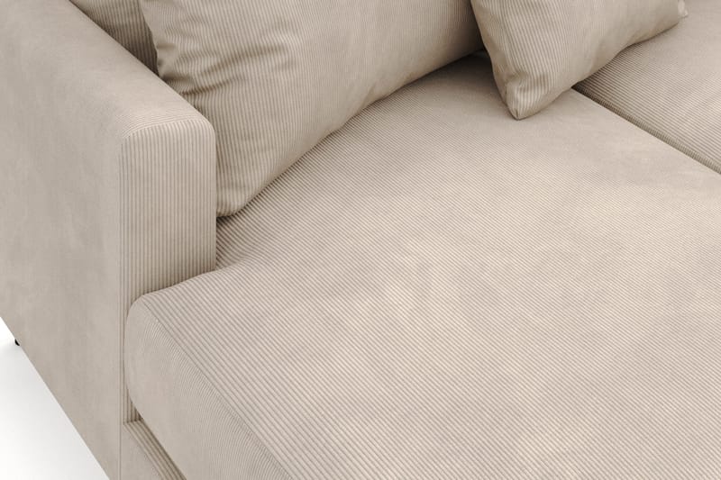 Menard 4-istuttava Oikeakätinen Suuri U-muotoinen Syvä Sohva Divaanilla ja Divaaniosalla Manchesterista - Greige - Huonekalut - Sohva - Divaanisohva