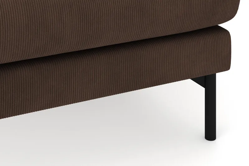 Menard 4-istuttava Oikeakätinen Suuri U-muotoinen Syvä Sohva Divaanilla ja Divaaniosalla Manchesterista - Ruskea - Huonekalut - Sohva - Divaanisohva