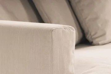 Menard 4-istuttava Syvä Kangassohva - Beige - Huonekalut - Sohva - 4:n istuttava sohva