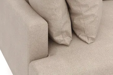 Menard 4-istuttava Syvä Kangassohva - Beige - Huonekalut - Sohva - 4:n istuttava sohva