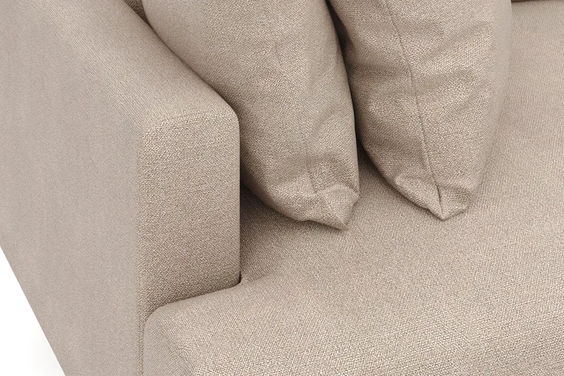 Menard 4-istuttava Syvä Kangassohva - Beige - Huonekalut - Sohva - 4:n istuttava sohva