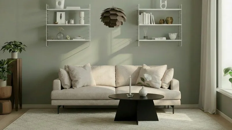 Menard 4-istuttava Syvä Kangassohva - Beige - Huonekalut - Sohva - 4:n istuttava sohva