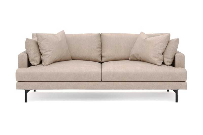 Menard 4-istuttava Syvä Kangassohva - Beige - Huonekalut - Sohva - 4:n istuttava sohva