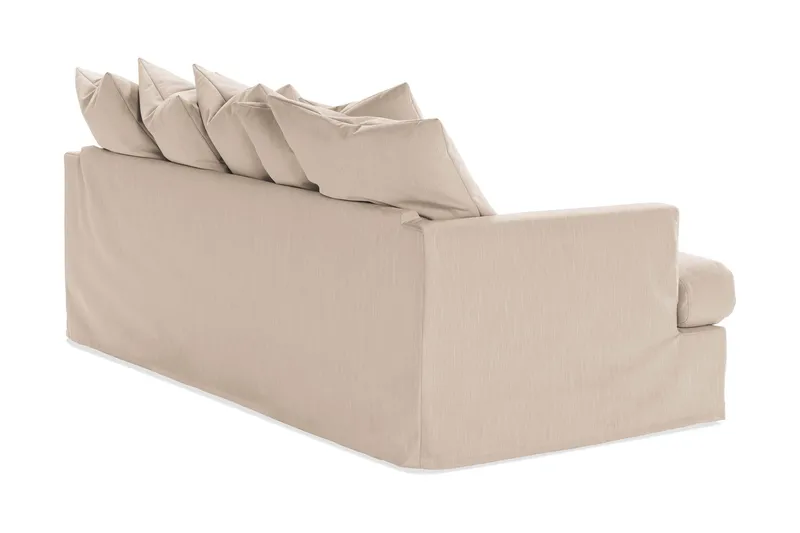 Menard 4-istuttava Syvä Kangassohva - Beige - Huonekalut - Sohva - 4:n istuttava sohva