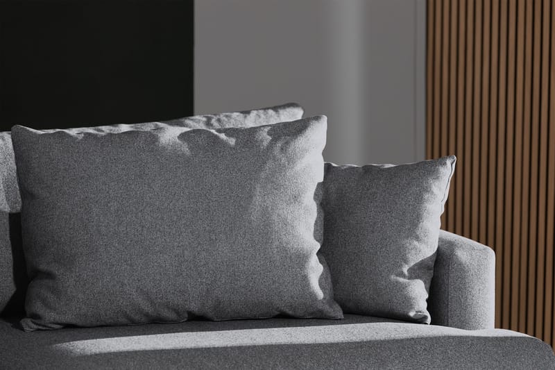 Menard 4-istuttava Syvä Kangassohva - Harmaa - Huonekalut - Sohva - 4:n istuttava sohva