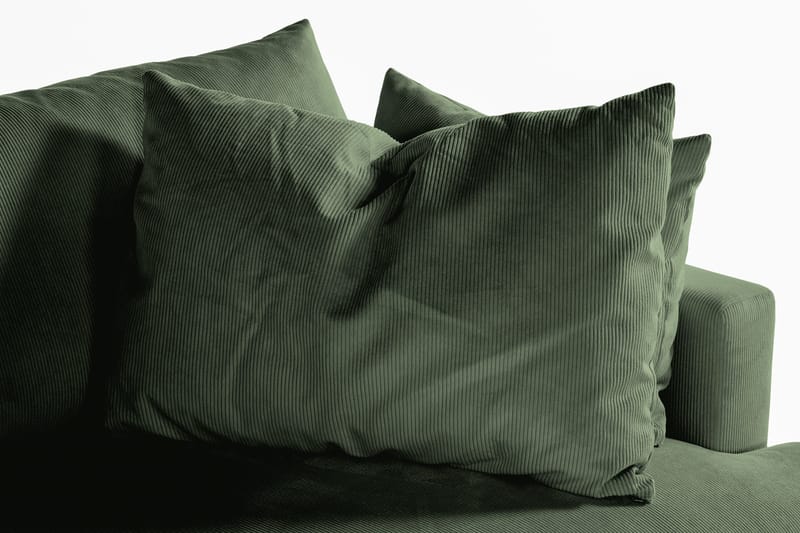 Menard 4-istuttava Syvä Manchestersohva - Vihreä - Huonekalut - Sohva - 4:n istuttava sohva