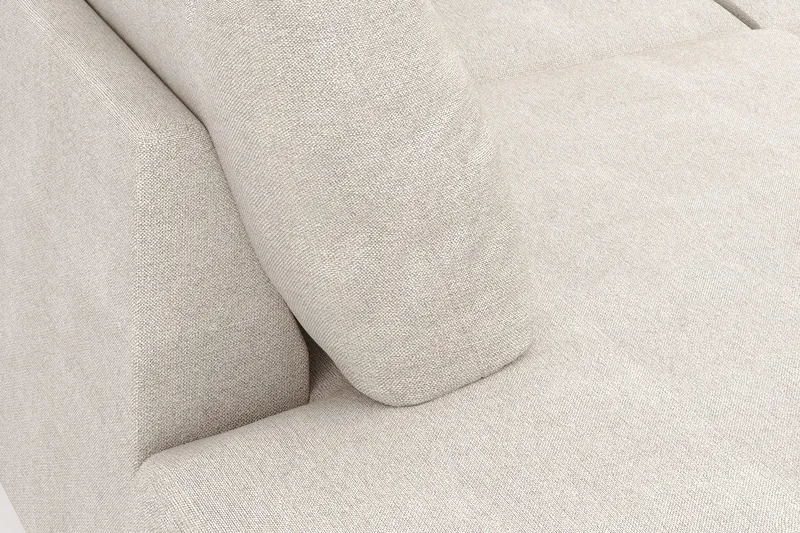 Menard 4-istuttava Vasenkätinen U-muotoinen Large Sohva Divaanilla ja Divaaniosalla Kangasista - Beige - Huonekalut - Sohva - Divaanisohva