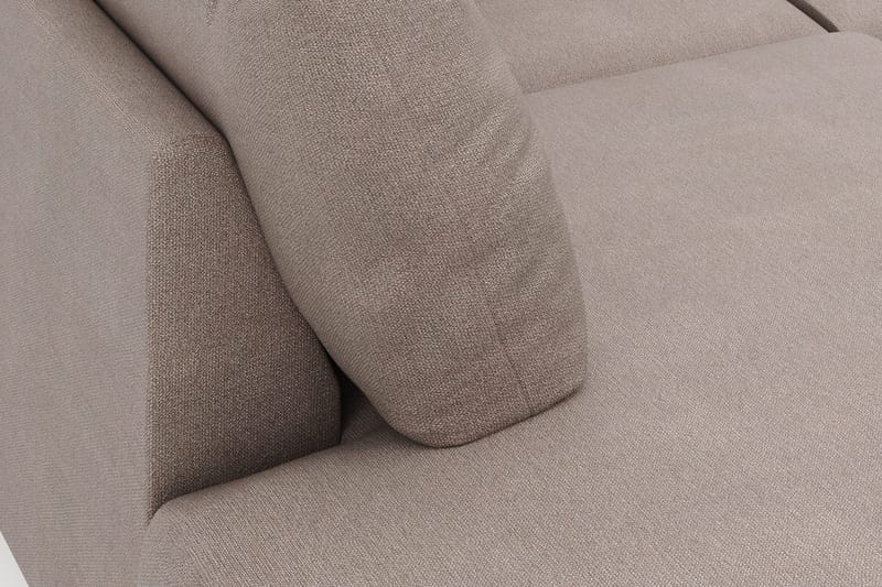 Menard 4-istuttava Vasenkätinen U-muotoinen Large Sohva Divaanilla ja Divaaniosalla Kangasista - Ruskea - Huonekalut - Sohva - Divaanisohva