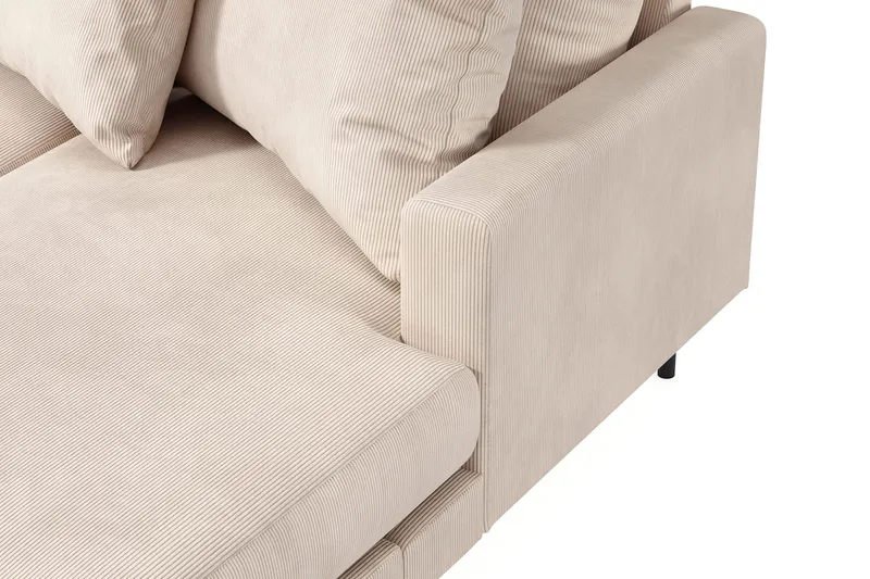 Menard 4-istuttava Vasenkätinen Suuri U-muotoinen Syvä Sohva Divaanilla ja Divaaniosalla Manchesterista - Beige - Huonekalut - Sohva - Divaanisohva