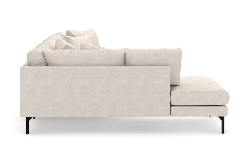 Menard 4-istuttava Vasenkätinen U-muotoinen Large Sohva Divaanilla ja Divaaniosalla Kangasista - Beige - Huonekalut - Sohva - Divaanisohva