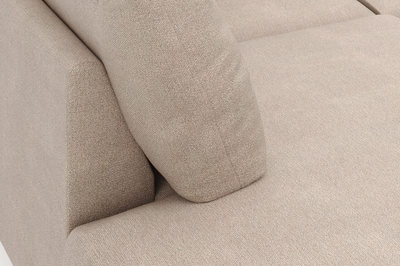 Menard 4-istuttava Vasenkätinen U-muotoinen Large Sohva Divaanilla ja Divaaniosalla Kangasista - Beige - Huonekalut - Sohva - Divaanisohva