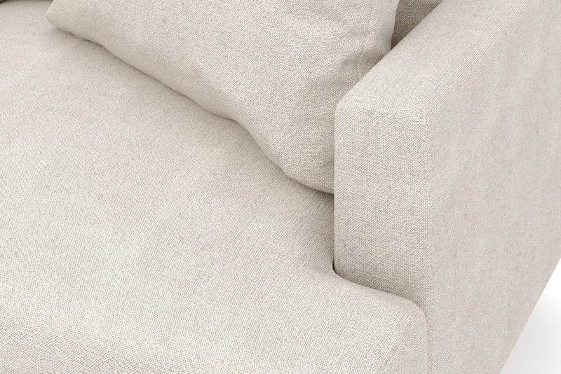 Menard 6-istuttava Vasenkätinen L-muotoinen Kulmasohva Kangasista - Beige - Huonekalut - Sohva - Kulmasohva