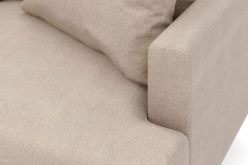 Menard 6-istuttava Vasenkätinen L-muotoinen Kulmasohva Kangasista - Beige - Huonekalut - Sohva - Kulmasohva