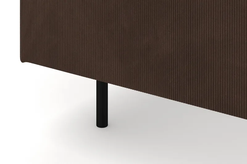 Menard 6-istuttava Vasenkätinen L-muotoinen Kulmasohva Manchesterista - Ruskea - Huonekalut - Sohva - Kulmasohva