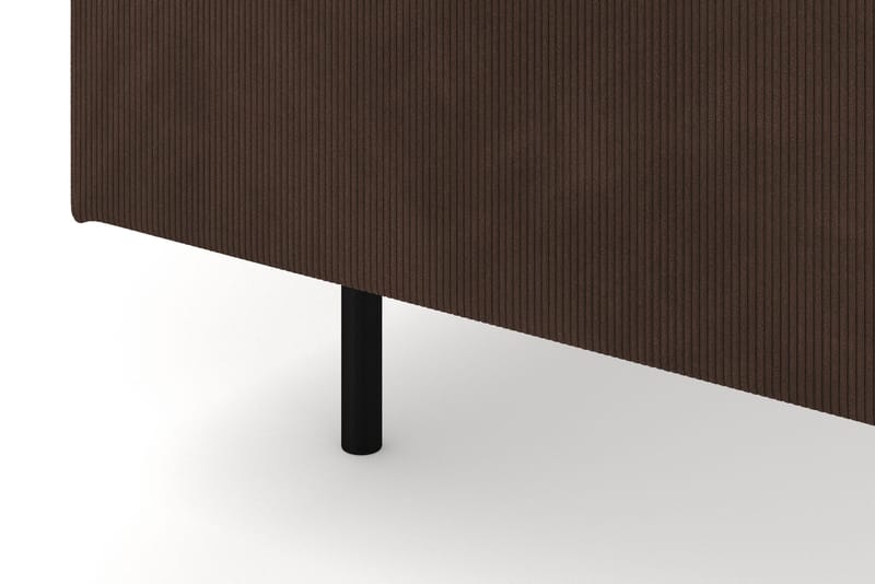 Menard 6-istuttava Vasenkätinen L-muotoinen Kulmasohva Manchesterista - Ruskea - Huonekalut - Sohva - Kulmasohva