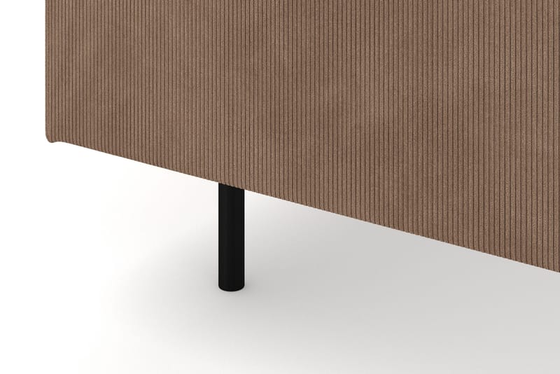 Menard 6-istuttava Vasenkätinen L-muotoinen Kulmasohva Manchesterista - Ruskea - Huonekalut - Sohva - Kulmasohva