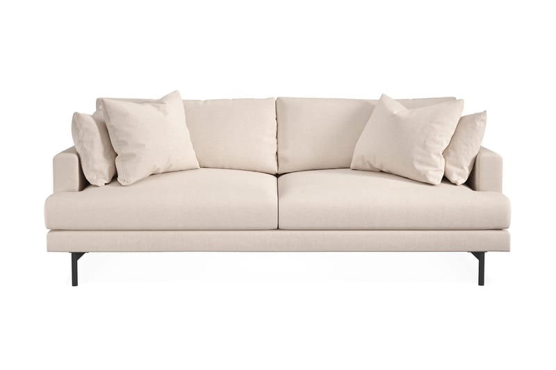 Menard Sohvaryhmä 4-istuttava + 4-istuttava Syvä Kangassohva 225 cm leveä - Beige - Huonekalut - Sohva - Sohvaryhmä