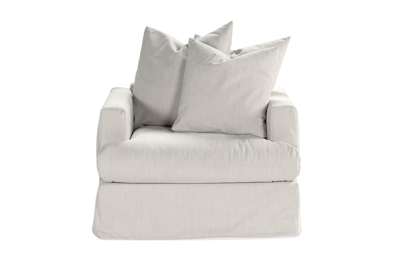 Menard Sohvaryhmä 4-istuttava Vasenkätinen L-muotoinen Divaanisohva + Nojatuoli Kankaalla - Vaaleanharmaa - Huonekalut - Sohva - Sohvaryhmä