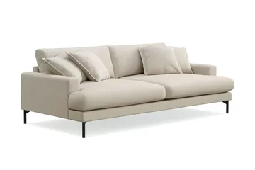 Menard Premium 4-istuttava syvä sohva kankaasta - Beige - Huonekalut - Sohva - 4:n istuttava sohva